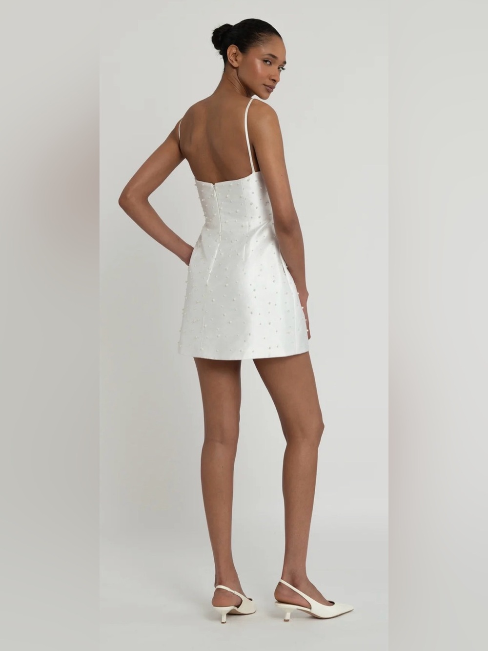 Jenny Yoo Hannah Little White Dress - Picture 3 of 11
